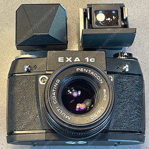 < 오리지널 컨디션 > 올드스쿨 M42 BLACK SA+ 액사 Ic EXA 1c 올 블랙 세트 WLF ELF 펜타콘 50.8 PENTACON auto 50mm f1.8