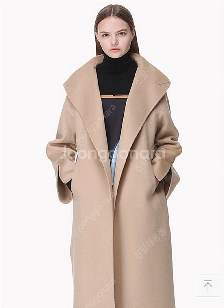 타임 캐시미어 블렌드 핸드메이드 코트--1