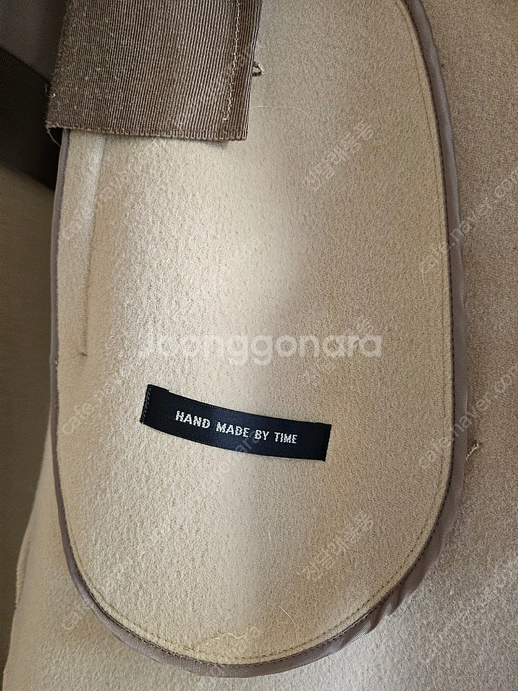 타임 캐시미어 블렌드 핸드메이드 코트--6