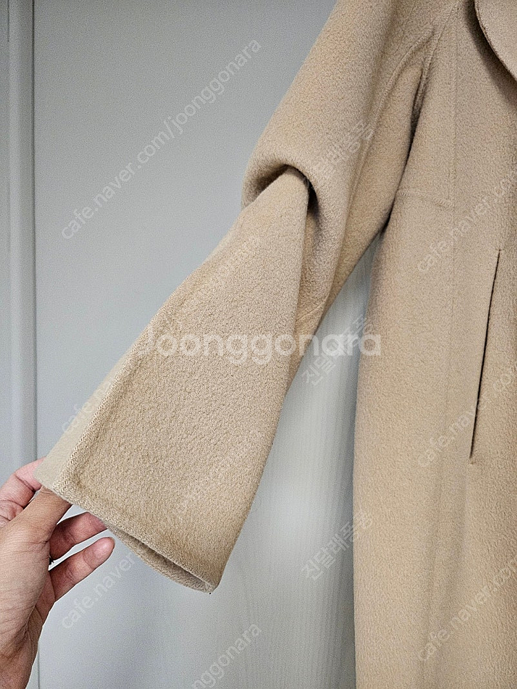 타임 캐시미어 블렌드 핸드메이드 코트--8