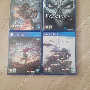 ps4 다크사이더스 1, 2, 3, 제네시스 4종 일괄로 판매합니다.