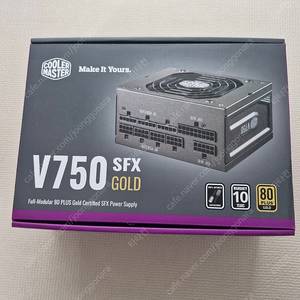 쿨러마스터 V750 GOLD 풀모듈러 SFX파워 풀박스