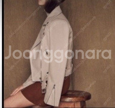 한스스타일 스웨이드 라이더 자켓--0