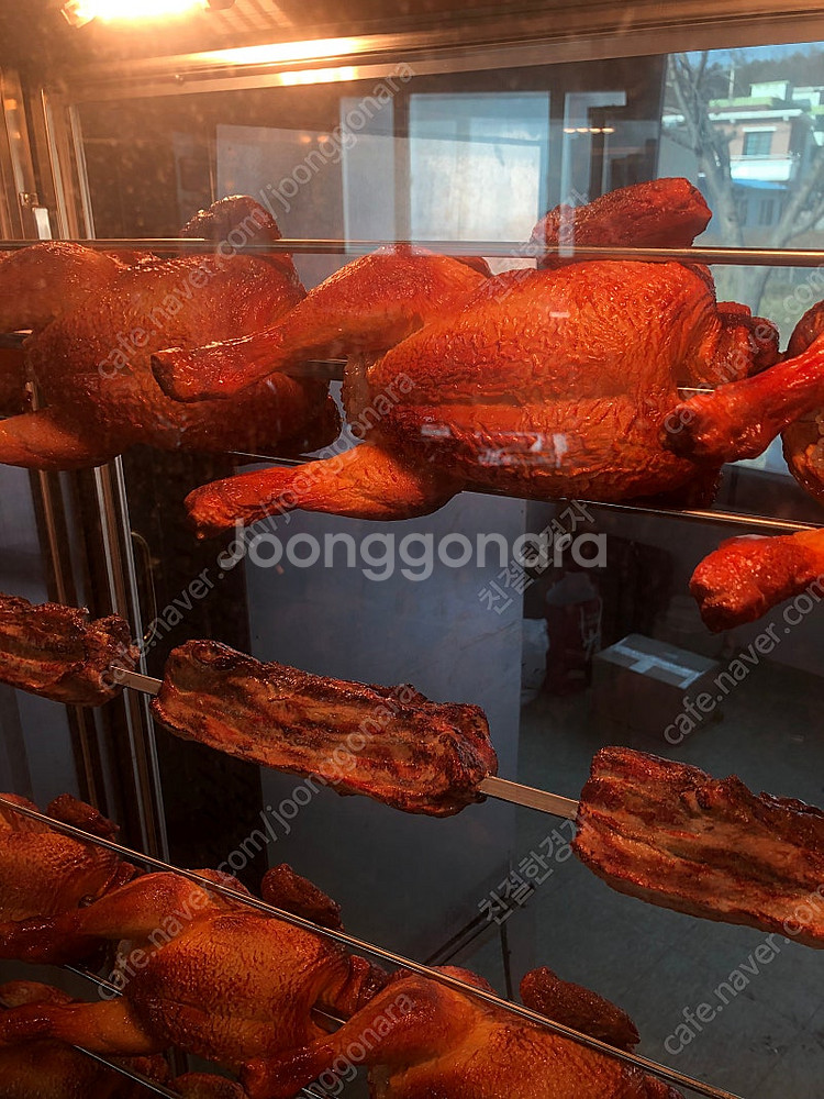 전기구이 통닭 모형 바베큐모형 팝니다.--1