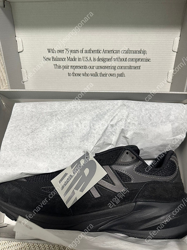 (새상품) 뉴발란스 990v6 트리플블랙 270--2