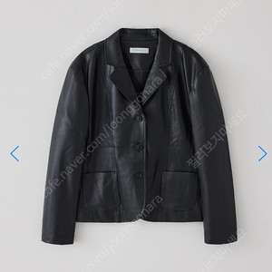 타낫 슬림 레더 자켓 T/T Slim leather jacket (black)