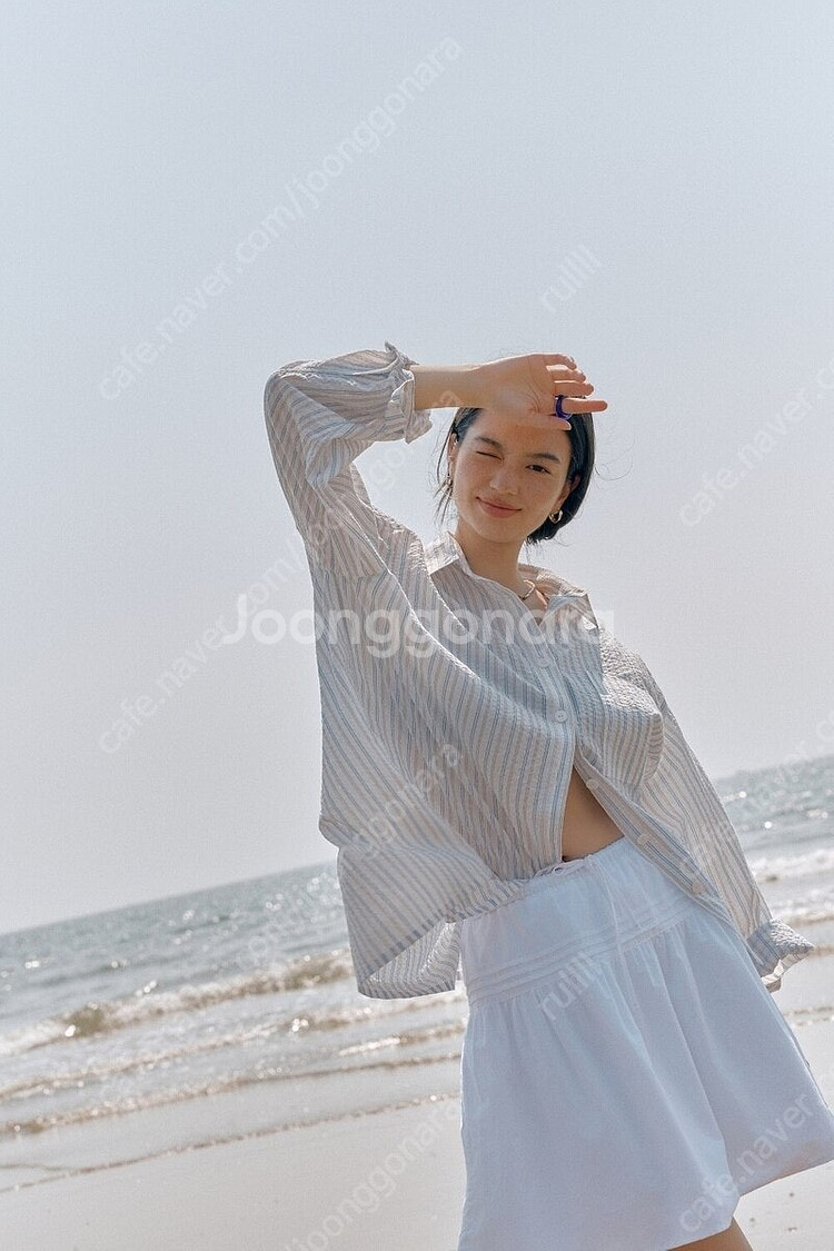 낫띵리튼 시어서커 셔츠 Pieve oversized s...--1