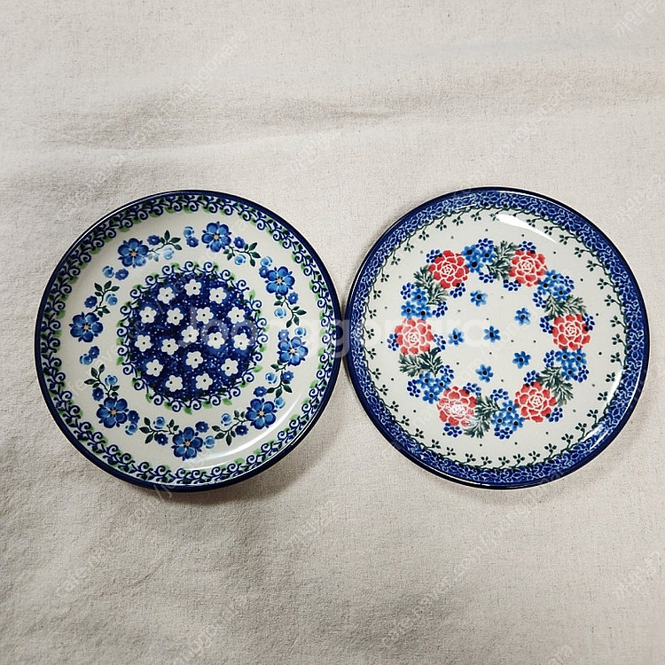 [미사용] 폴란드 아티스티나 원형 접시 2p(16cm) 일괄 판매합니다.--0