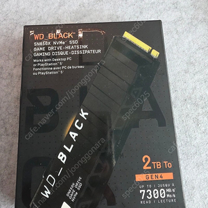 WD Black 850X 2TB 방열판포함