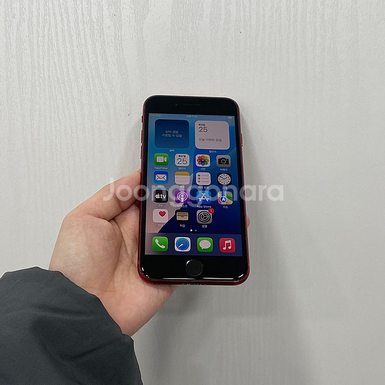 68904 아이폰SE3 레드 128GB 부산 중고폰 팝...--1