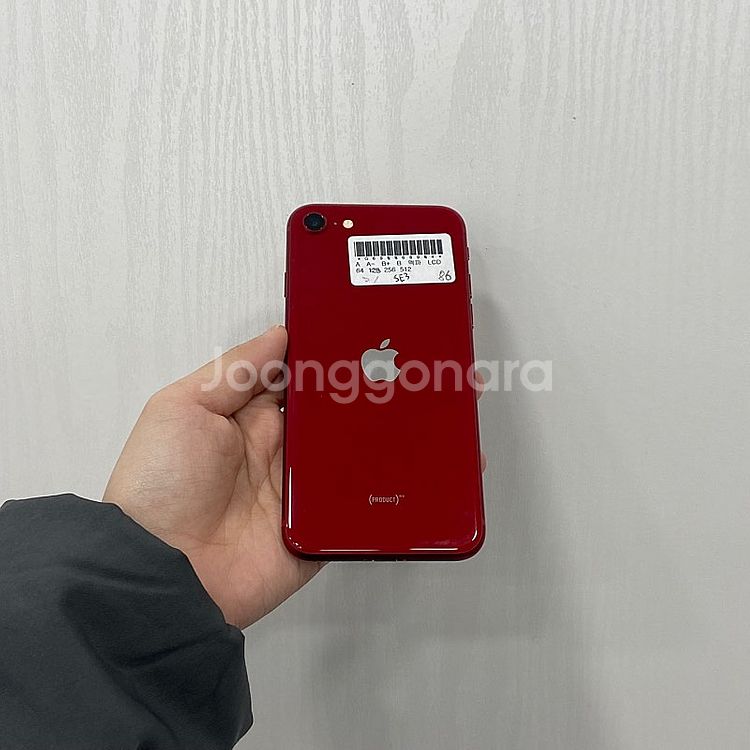 68904 아이폰SE3 레드 128GB 부산 중고폰 팝...--2