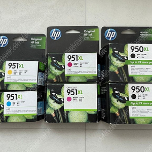 hp950xl/hp951xl 미사용 미개봉 새제품 새상품 팝니다