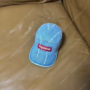 Supreme 슈프림 데님 캠프캡 모자 (Washed Denim)