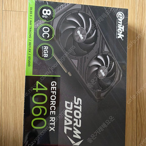 이엠텍 rtx 4060 스톰 x 블랙 미개봉 팝니다