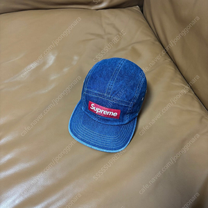 Supreme 슈프림 데님 캠프캡 모자 (Washed Denim)