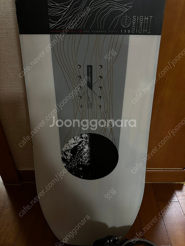 2223살로몬 사이트+라이드a6바인딩 스노우보드 세트--4