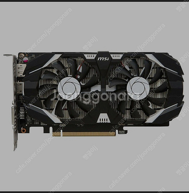 그래픽카드 msi 지포스GTX 1050ti OC 4GB--0