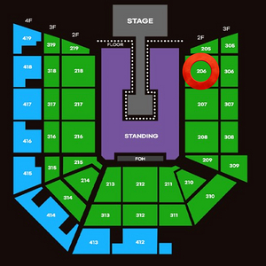 [토요일] 요네즈 캔시 내한공연 2층 206구역 5열 2연석 양도