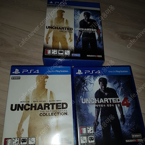 ps4 언챠티드 콜렉션1-4 판매합니다(15000원)