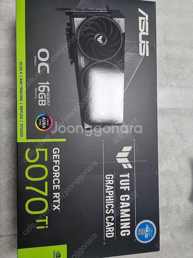 ASUS TUF Gaming RTX 5070 Ti 미개...--0