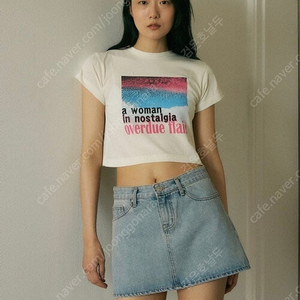 오버듀플레어 90s mini denim skirt 데님스커트