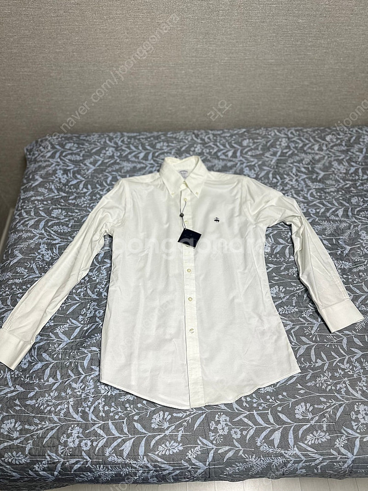 브룩스브라더스 논아이론 화이트 셔츠--3