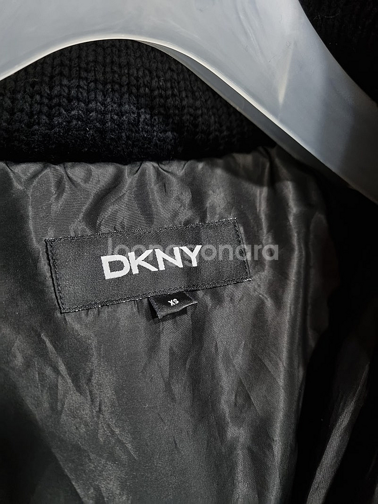 여성 XS DKNY 한섬 구스다운 캐시미어 울 혼방 니...--4