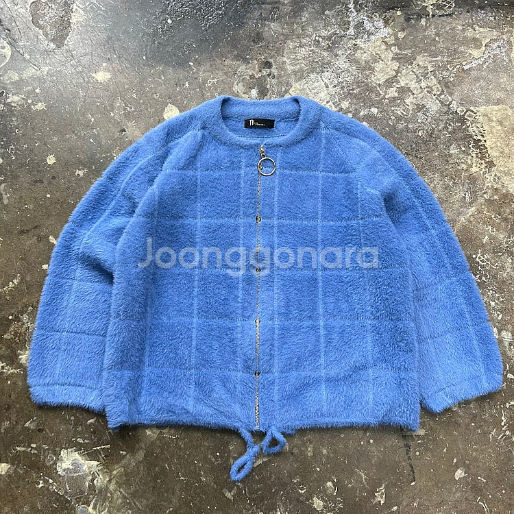 F) 엔바이 울집업 니트 가디건 시스템 타임--0