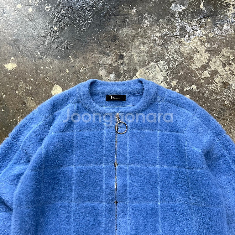 F) 엔바이 울집업 니트 가디건 시스템 타임--1