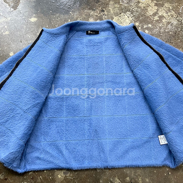 F) 엔바이 울집업 니트 가디건 시스템 타임--4