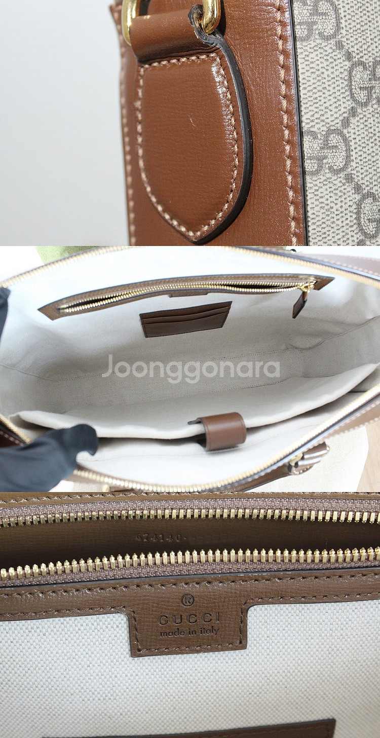 [중고명품다올] 구찌 GG 인터로킹 비즈니스 브리프케이...--3