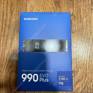 삼성990 evo plus 1테라 ssd 미개봉품 판매합니다