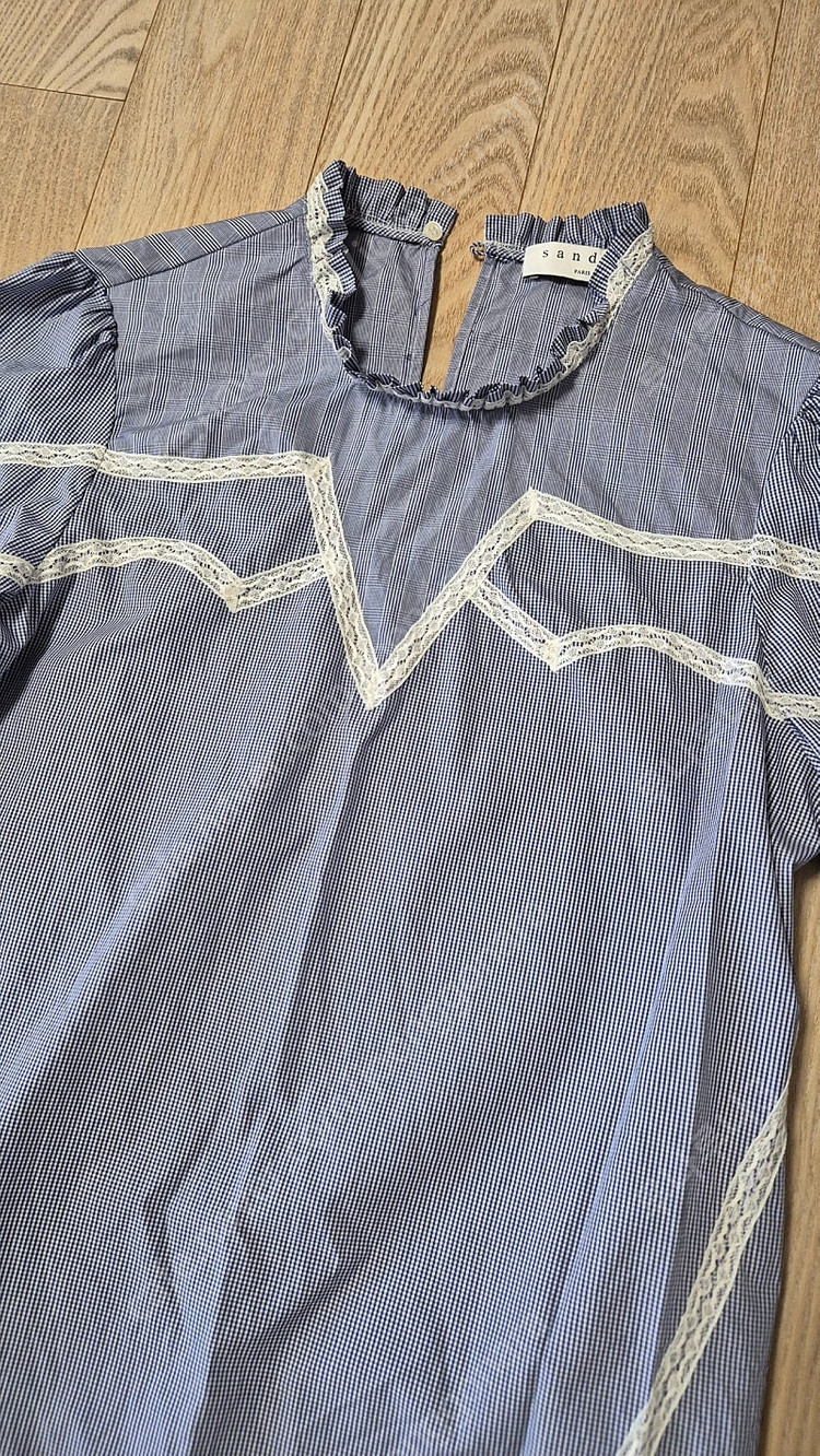 산드로 블라우스 ㅡ사이즈1--1