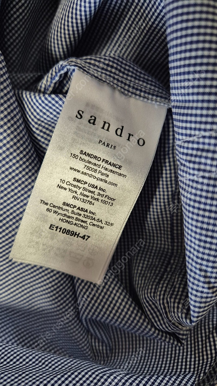 산드로 블라우스 ㅡ사이즈1--5