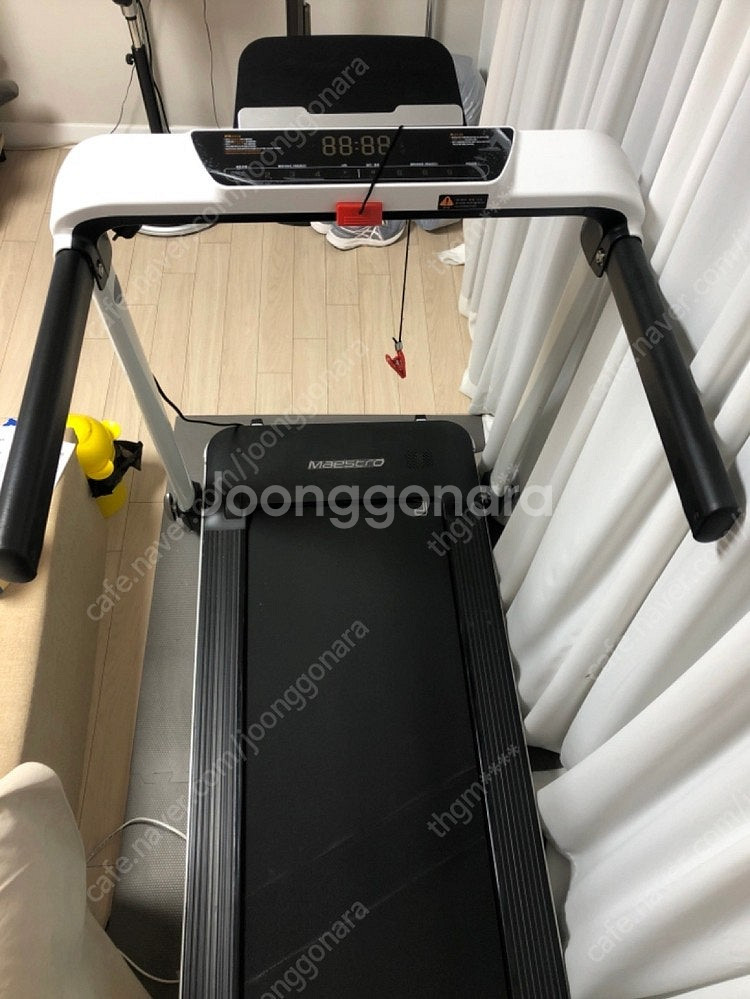 가정용 런닝머신 LT01 화이트 + 충격방지 매트--0