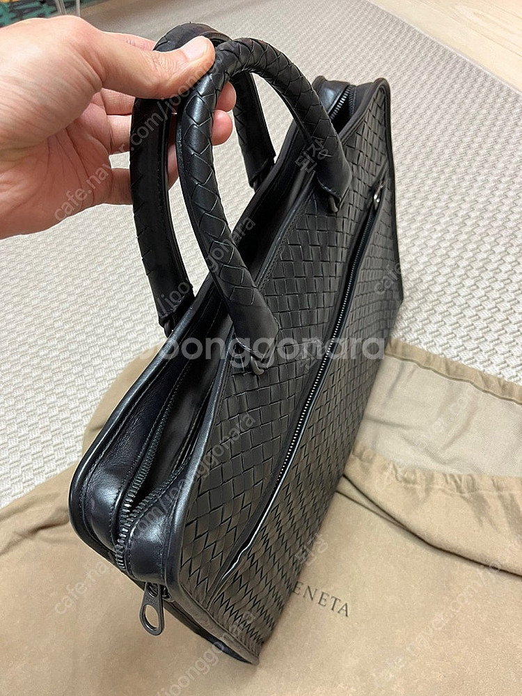 보테가베네타 브리프케이스 서류 가방 가죽 정품--0