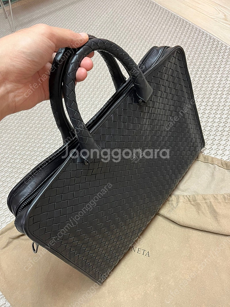 보테가베네타 브리프케이스 서류 가방 가죽 정품--2