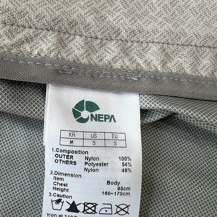 95) 네파 바람막이 방풍 자켓 점퍼 노스페이스 아이더 블랙야크 이미지