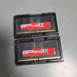 삼성 노트북용 램 DDR5-5600 (16GB) * 2개 32기가 판매