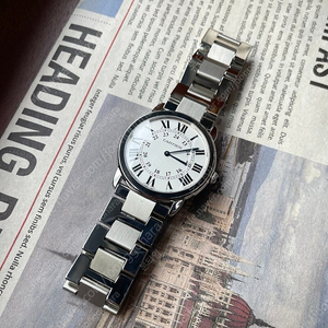 2934 Cartier 까르띠에 롱드솔로 36mm 스틸 쿼츠