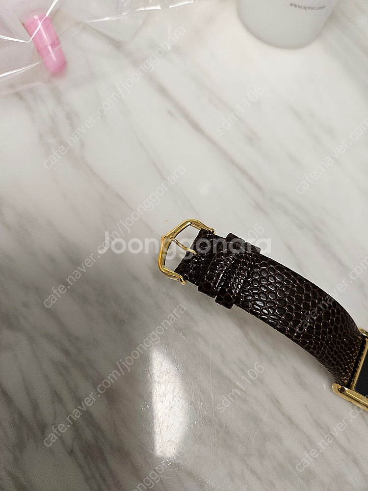 까르띠에 빈티지 머스트 드 탱크 블랙 오닉스 다이얼 라...--4