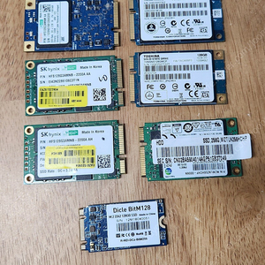 세종) msata 128g 5개, 256g 1개, m.2 sata 2242 1개 (Nvme 아님) 일괄 5만