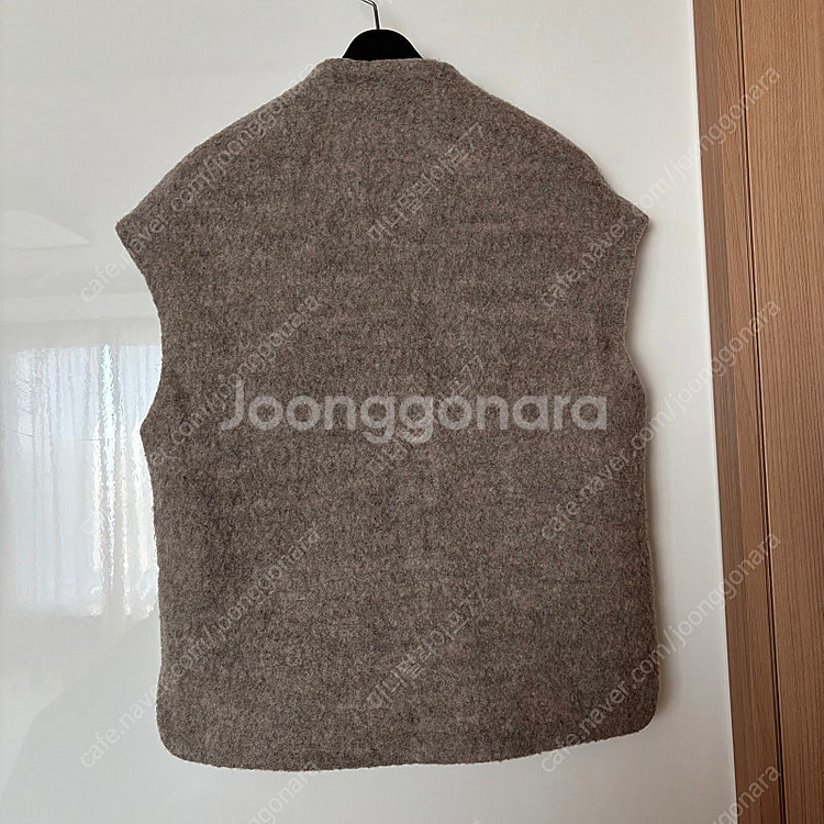 모노크롬 울 베스트 조끼 올드머니룩 출근룩 오피스코어 ...--6
