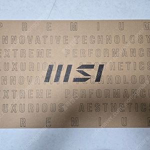 MSI 씬 A15 RTX2050 RAM 8GB SSD 512GB 미개봉 새제품 게이밍노트북