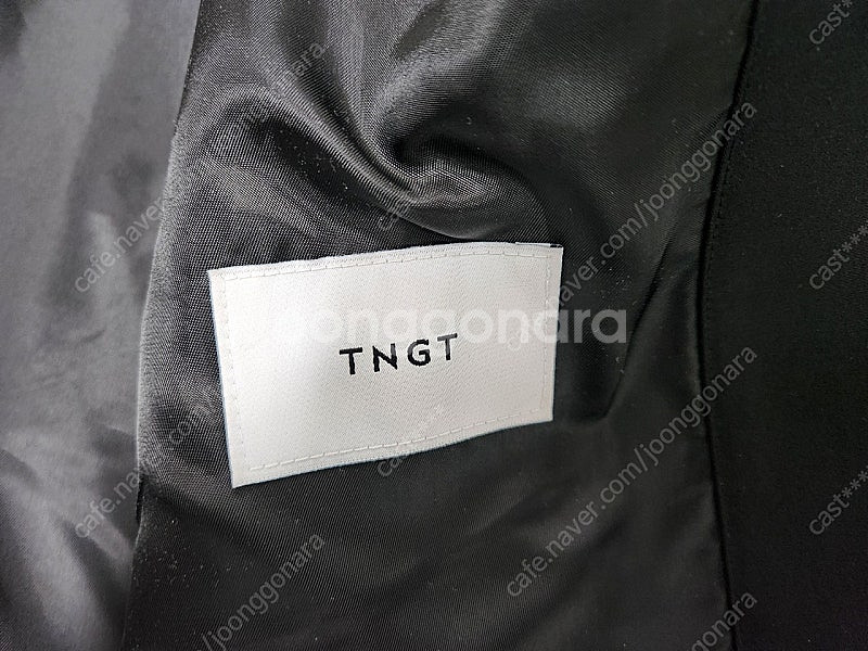TNGT 남성용 벌룬핏 후드 숏 점퍼 자켓 블랙 XL--2