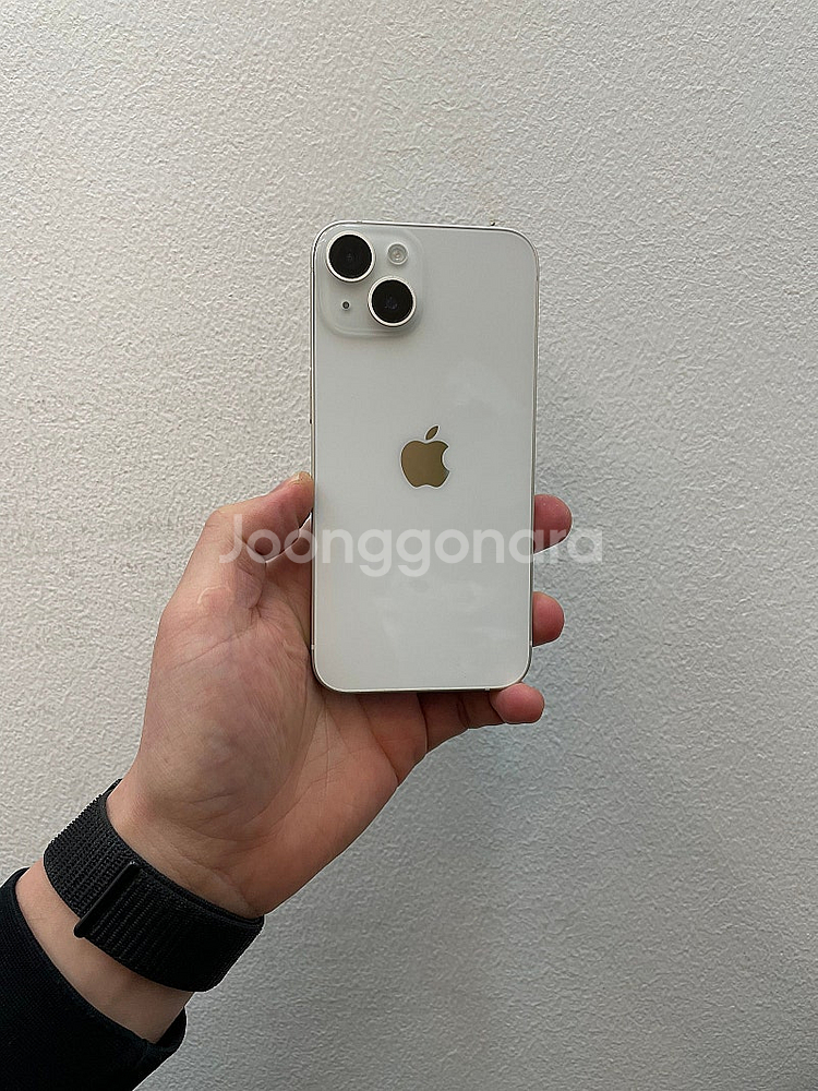 아이폰14 화이트 128GB 상태좋은 중고53만팝니다.--1
