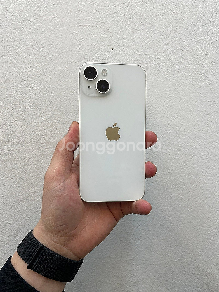 아이폰14 화이트 128GB 상태좋은 중고49만팝니다.--0