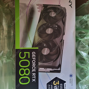 (미개봉)PNY RTX5080 D7 16GB Triple Fan 한성컴퓨터 팝니다.