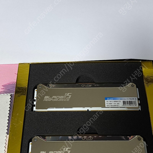 [중고]OLOy DDR5 RAM 32GB (2x16GB) 플래티넘 블레이드 6000 CL32 1.35V 팝니다.