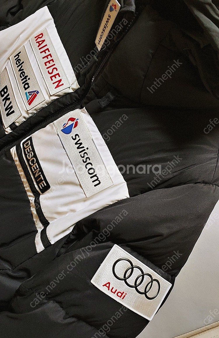 [XL] 데상트 아우디 롱패딩점퍼 블랙1187--2